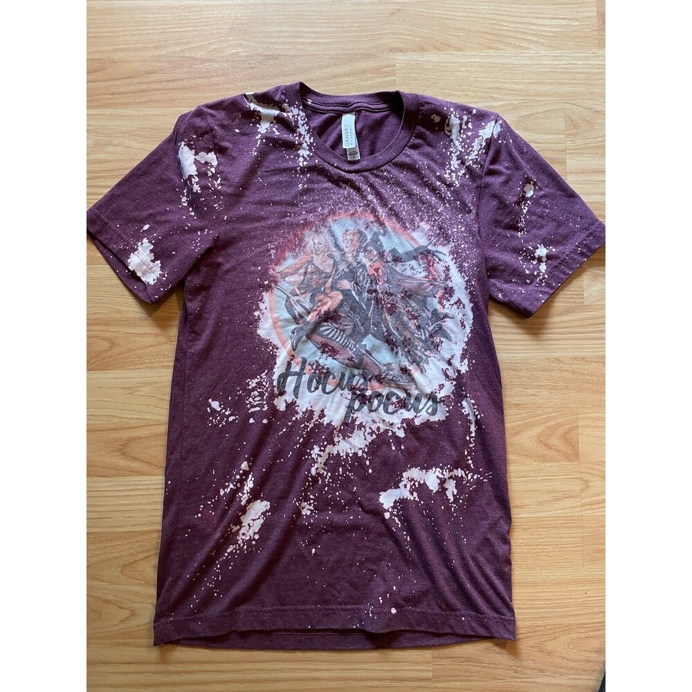 Hocus Pocus Boutique Womens Small Burgundy  Bella Canvas T-shirt EUC